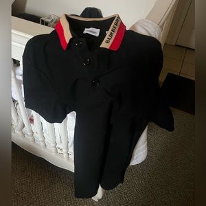 Burberry Men's Edney Polo Shirt w/ Logo Collar